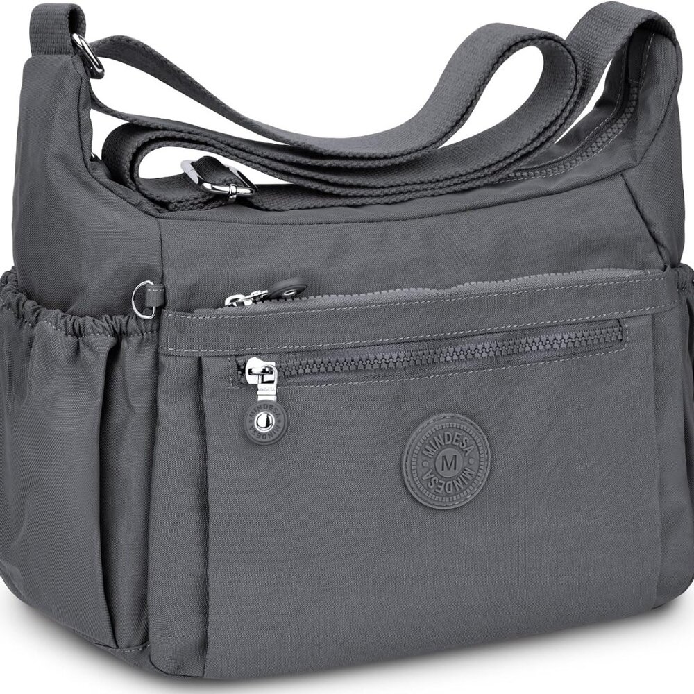 Nylon Crossbody Bags for Women Waterproof Lightweight Large Travel Purses Multi-